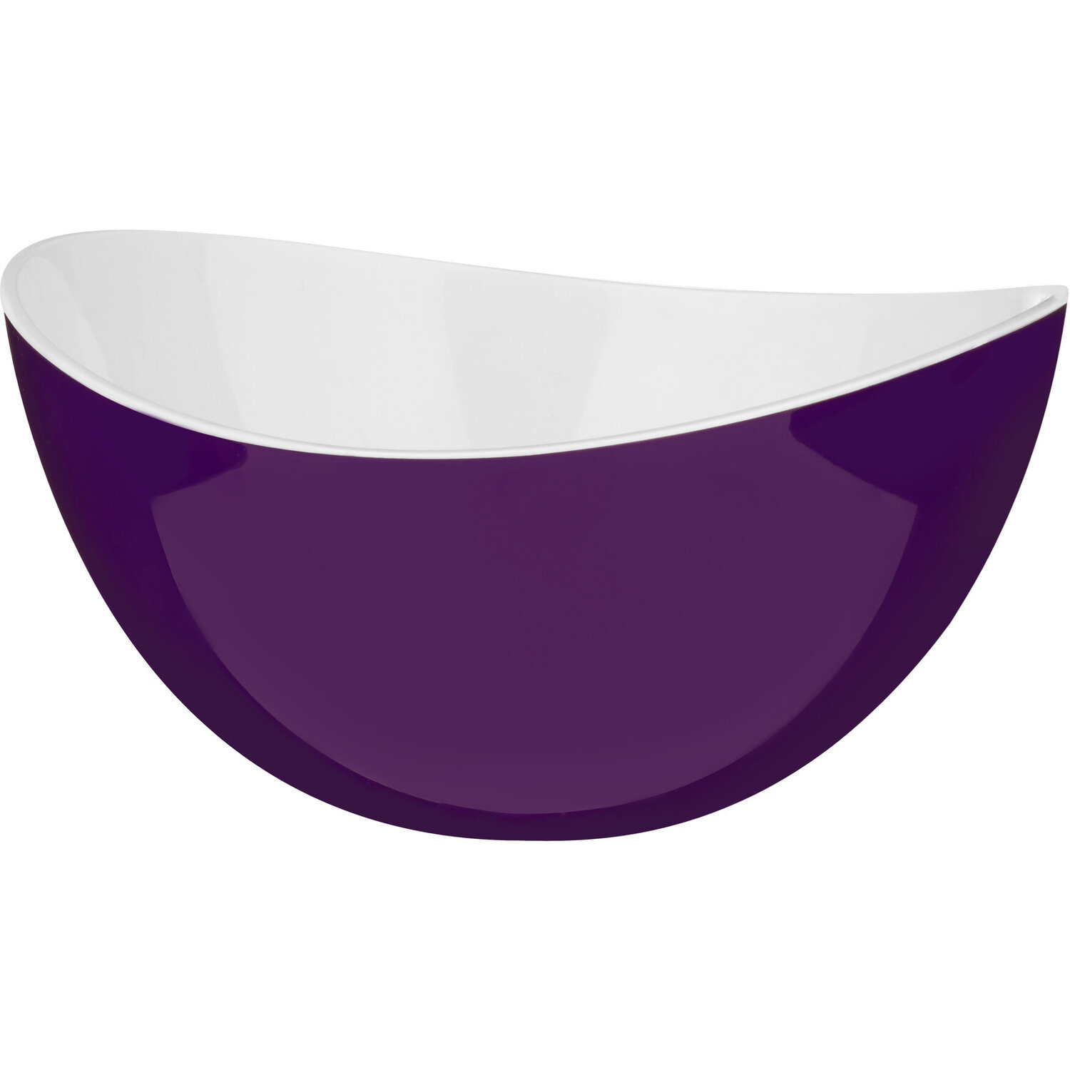 Kitchen Colour Purple And White Small Bowl - Purple