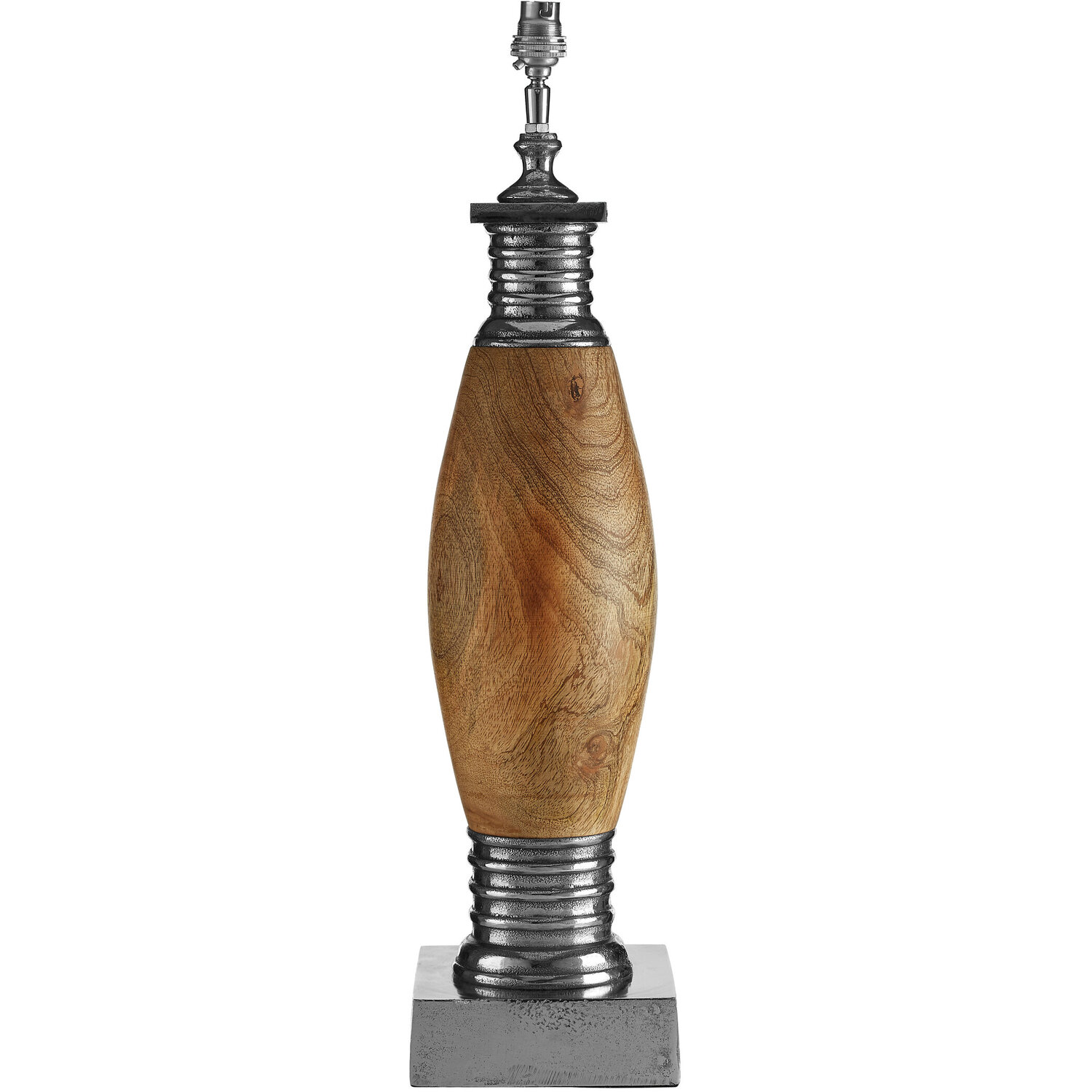 Hampstead Curved Tabor Lamp Base - Brown