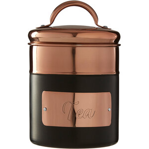 Prescott Charcoal And Copper Tea Canister