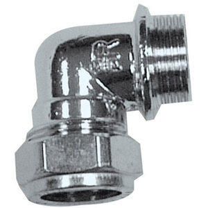 PrimaPlus Chrome Compression Elbow 15mm x 1/2