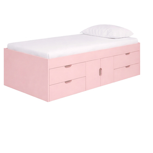 Multi Drawer Single 3ft Cabin Bed Frame, Pink