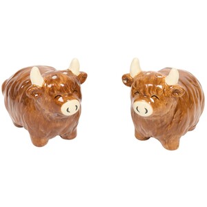 Highland Cow 3D Salt and Pepper Set