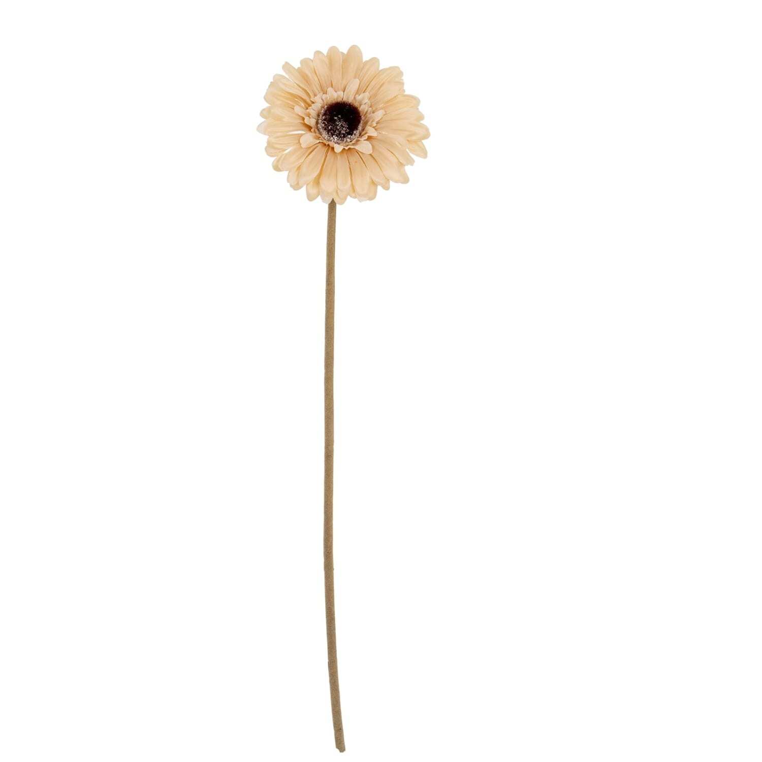 Set of 3 Gerbera Artificial Flower Stems - Cream