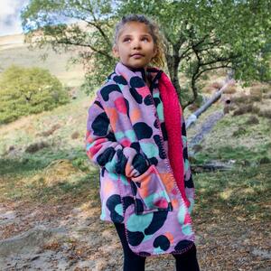 OHS Kids Leopard Print Fleece Pocket Scarf