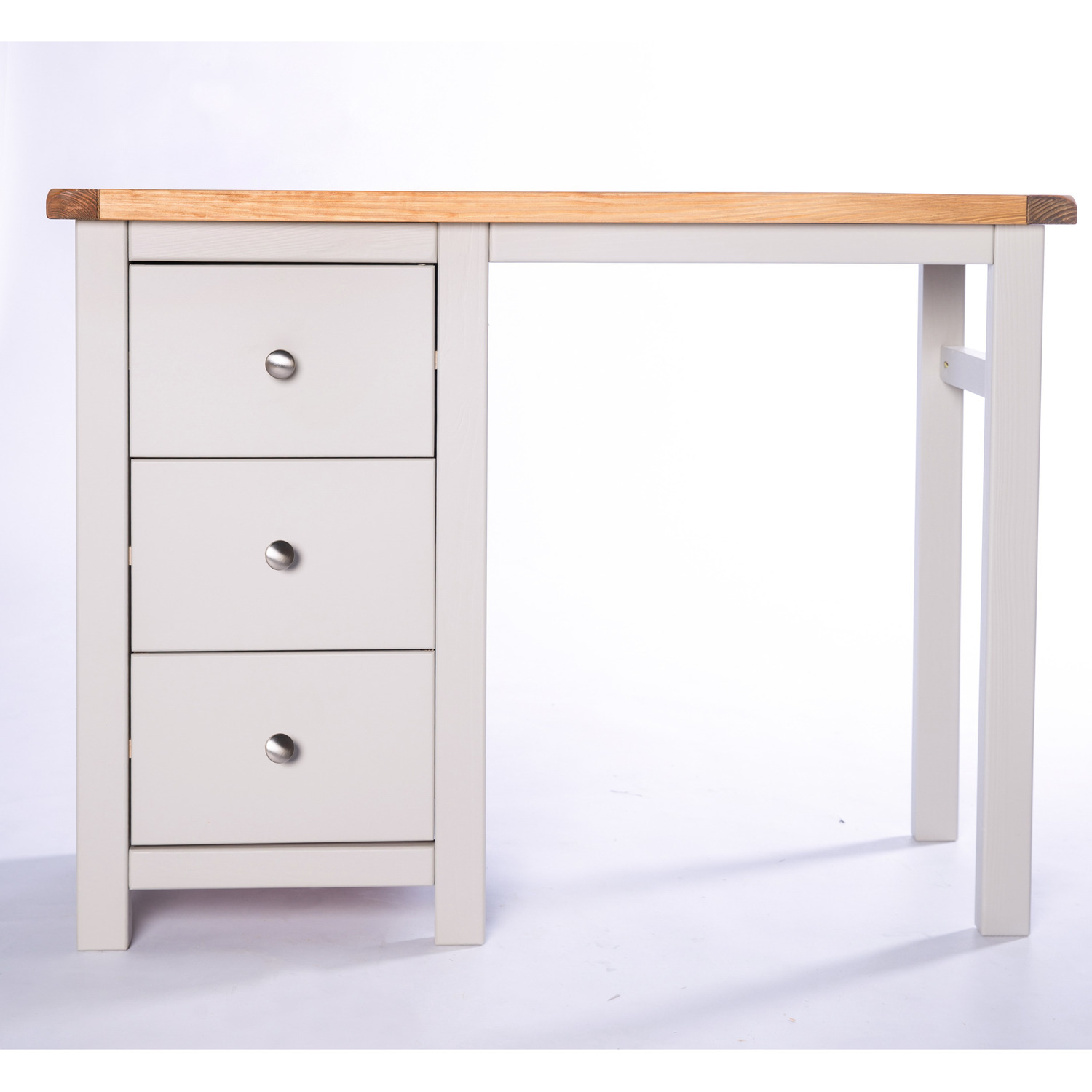 Cabinet Bits Argenta 3 Drawer Dressing Table - Grey