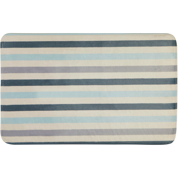 Soak Stripe Design Bath Mat