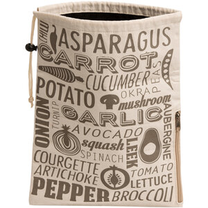 Porter Grey and Natural Vegetable Bag