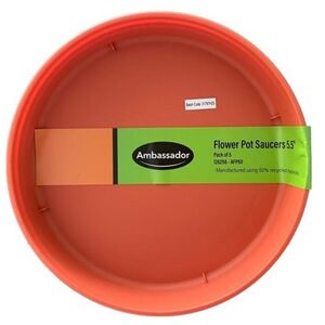 Ambassador Plastic Plant Saucer (Pack of 5)
