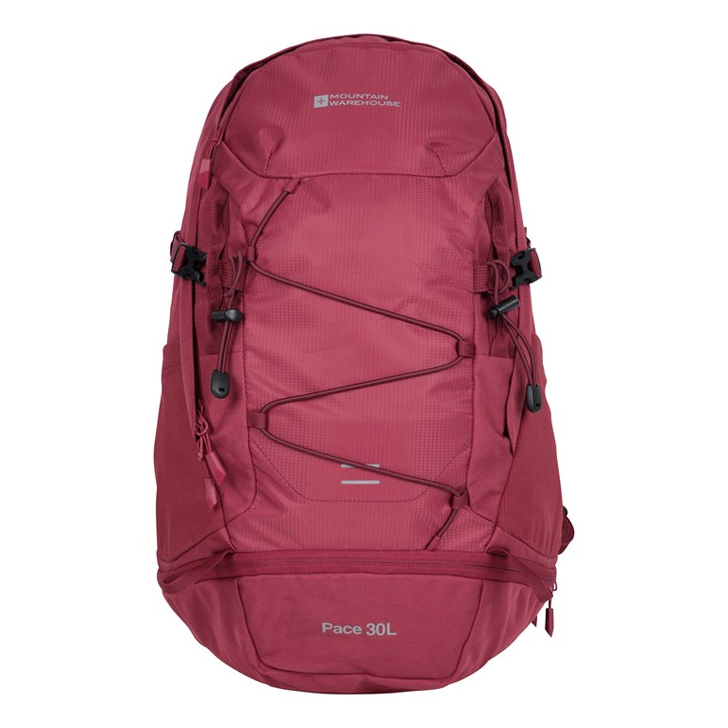 Mountain Warehouse Pace 30L Backpack - Dark Red / Polyester