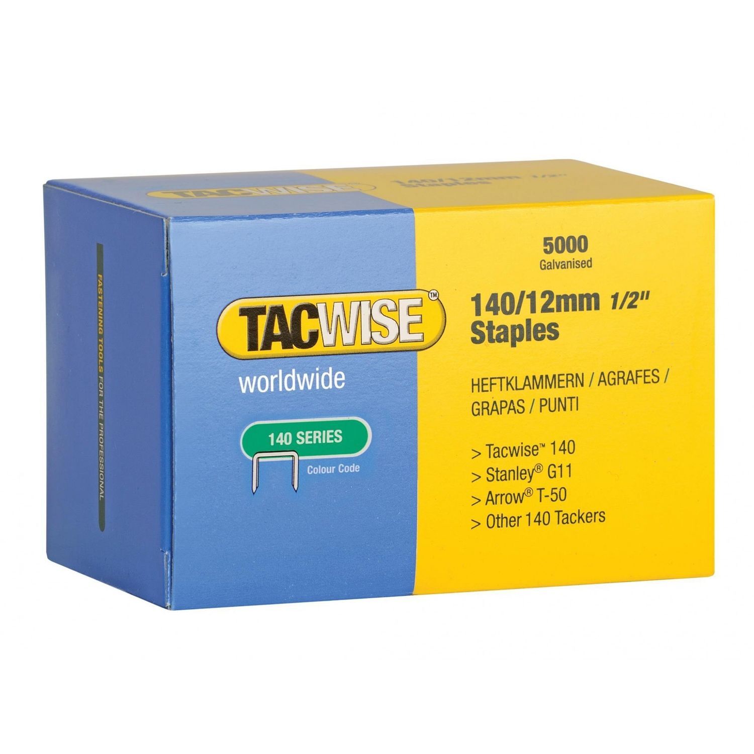 Tacwise 140 Series Galvanised Staples - Galvanised