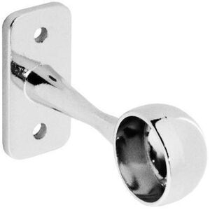 Securit Chrome End Bracket (Pack of 2)