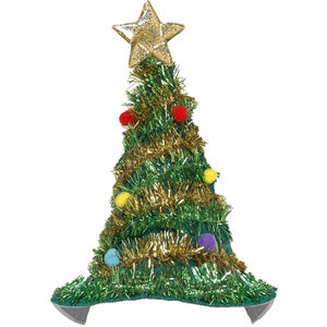 Smiffys Unisex Adult Christmas Tree Costume Hat
