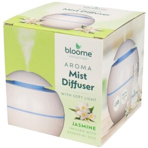 200ml Jasmine Aroma Mist Diffuser USB C Soft Light Humidifier