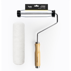 Hemway Premium Bamboo Paint Roller Frame 9 inch & 1 x Sleeve