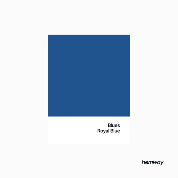 Hemway Chalk Paint Flat Matt Royal Blue 1L