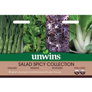 Unwins Salad Seeds Spicy Collection
