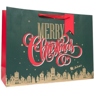 Extra Large Merry Christmas Gift Bag