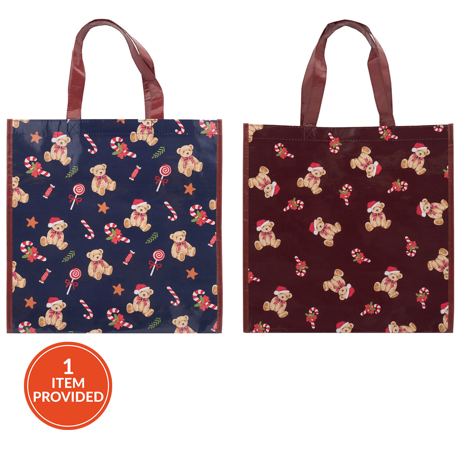 A Timeless Christmas Christmas Teddy Shopper Bag