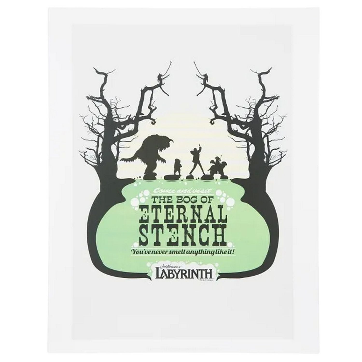 Labyrinth Bog Of Eternal Stench Print - Black/Green