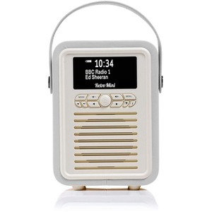 Grey Retro Mini DAB Radio  shot 17083439