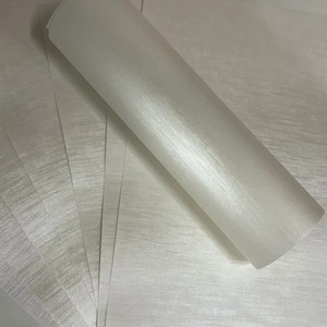20 Sheets of A4 Imitlin Pearl White Silk Pearlescent Shimmer Paper 130gsm