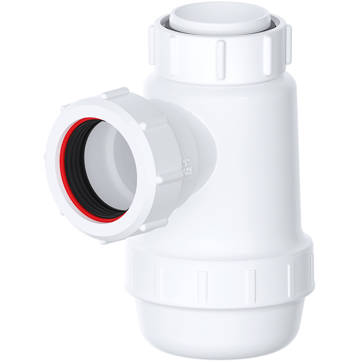 B&Q - Waste Bottle Trap 38mm Shallow Bathroom Kitchen Sink Basin Bidet Urinal Seal (40mm 1.5") - Image 3