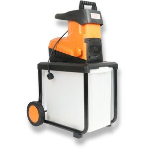 LAZY TOOLS SHHHHHRED Quiet Garden Shredder 2800W - 45mm cut, adjustable size, 60L collection box