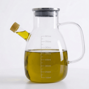 Eden & Willow Oil & Vinegar Dispenser with Steel Lid
