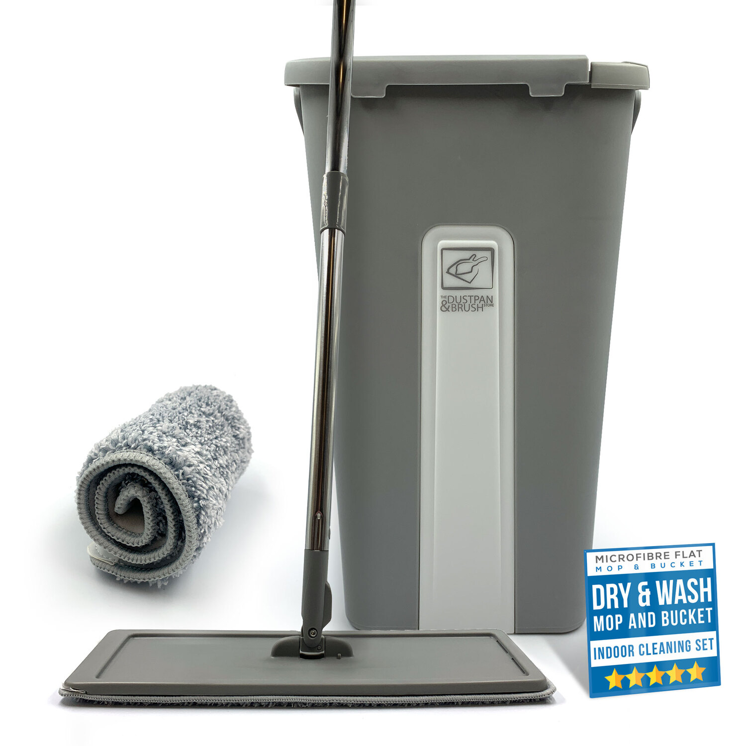 Image of Flat Mop and Bucket Set with&hellip;