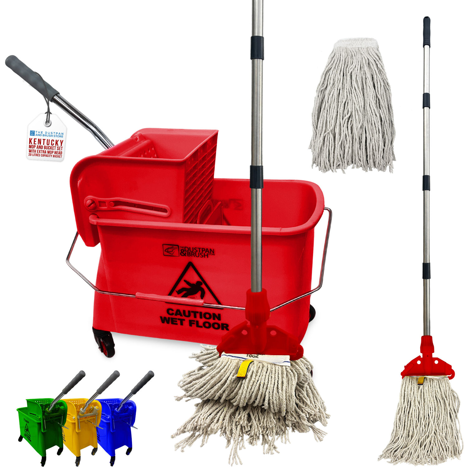 Image of Kentucky Floor Mop and Bucket Set&hellip;