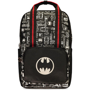 DC COMICS Batman Graffiti All-over Print Backpack - BP276750BTM - Black