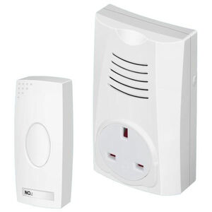 Securlec Plug Through Wireless Doorbell (UK Plug)