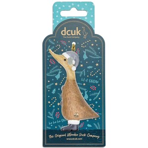 DCUK Alpine Design Wooden Duck Christmas Tree Decorations - Choice of Design