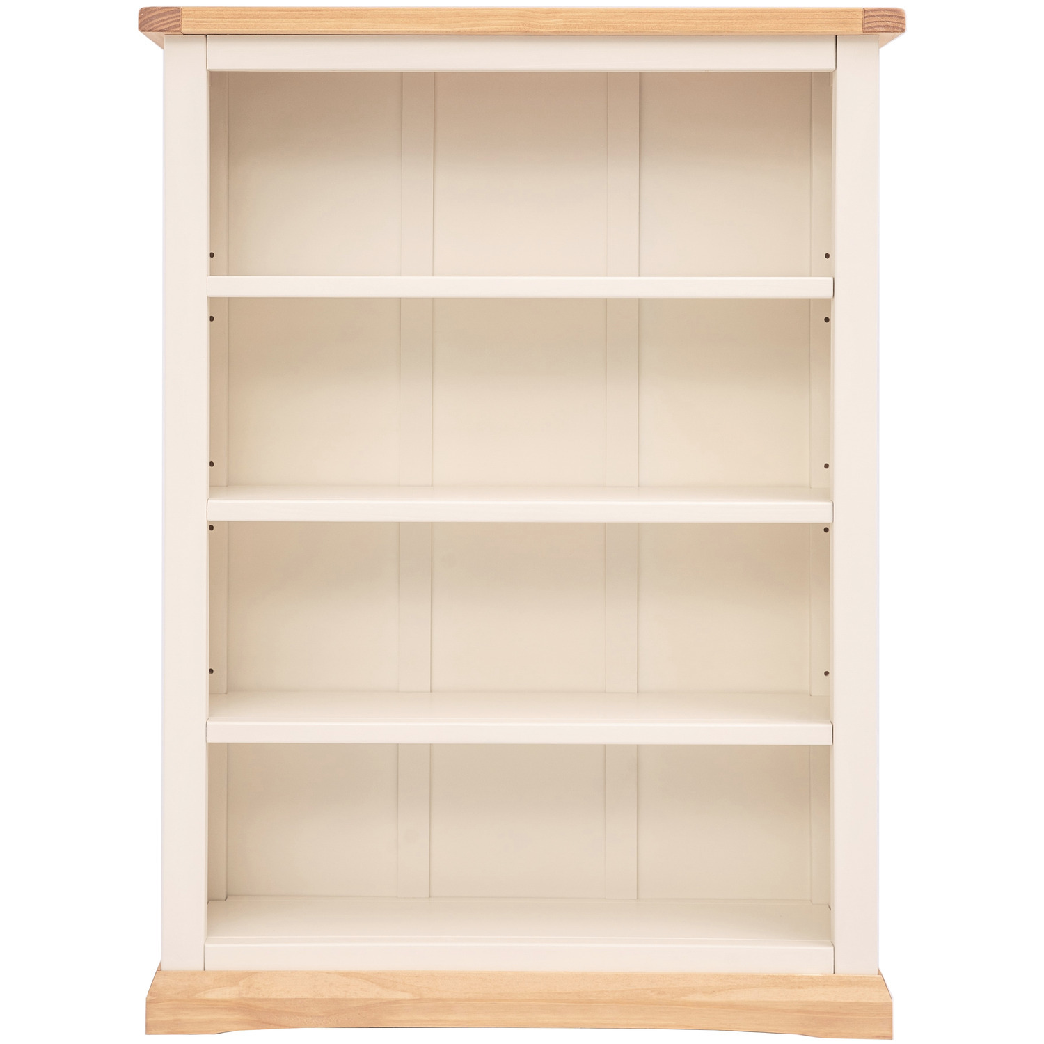 Rackhams White Bookcase With Plinth 120X90x25cm - Off - Image 3