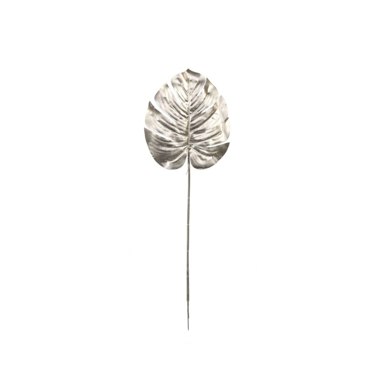  - Champagne Metallic Monstera Leaf Small 4 PackGold - Image 3