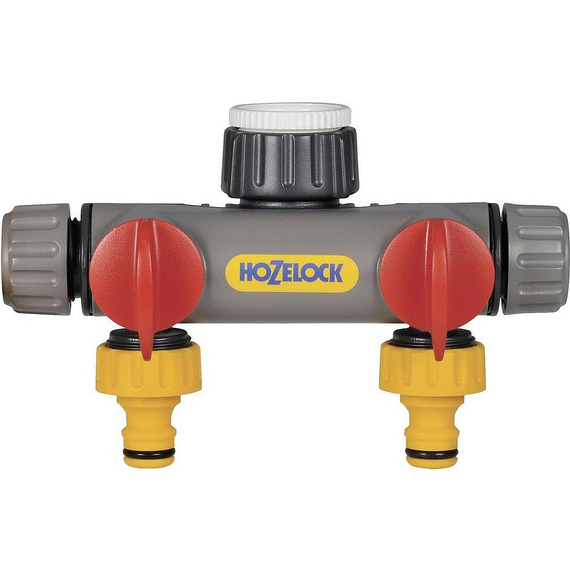 2252 Hozelock 2-Way Tap Connector 1/2 - 1in BSP
