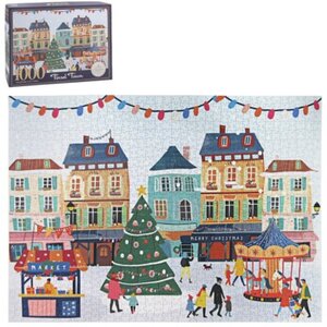Xmas Red Tinsel 1000pc Jigsaw,