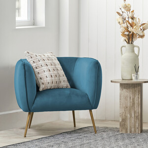 Velvet Tub Armchair