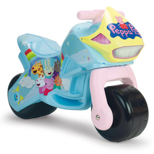Peppa Pig Official Twin Desert Ride on Kids Motorbike - Blue