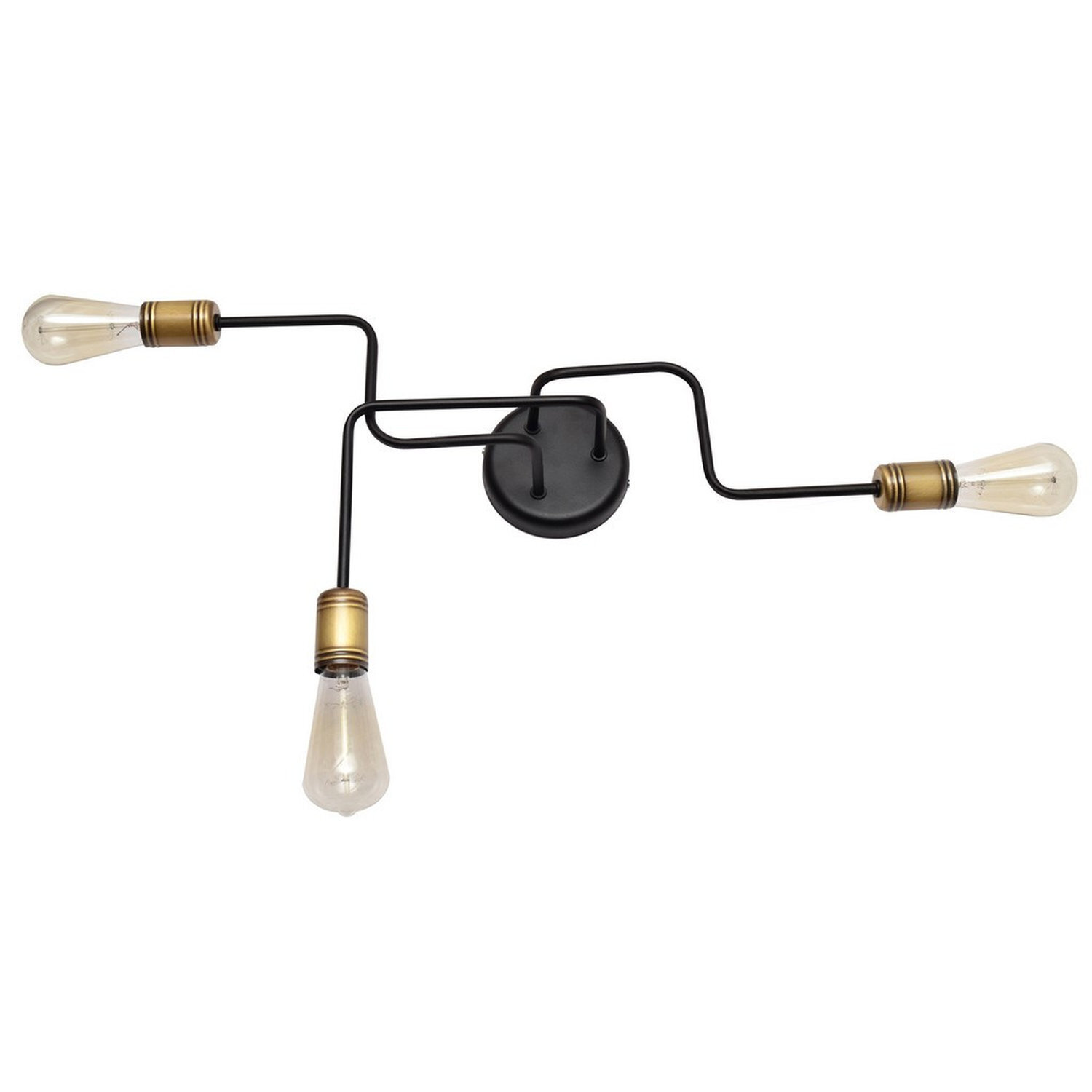 Helam Lighting Tube Ceiling Light Black