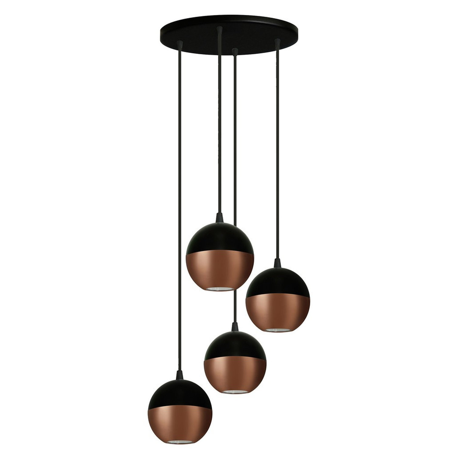 Helam Lighting Midway Pendant Light Black