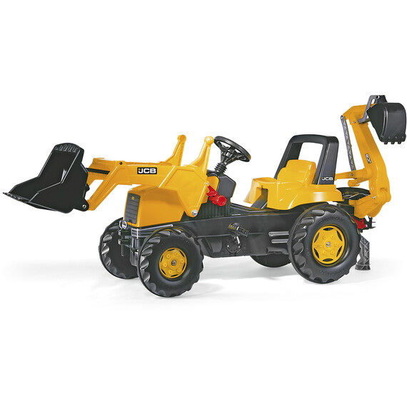 JCB Tractor With Loader and Rear Excavator