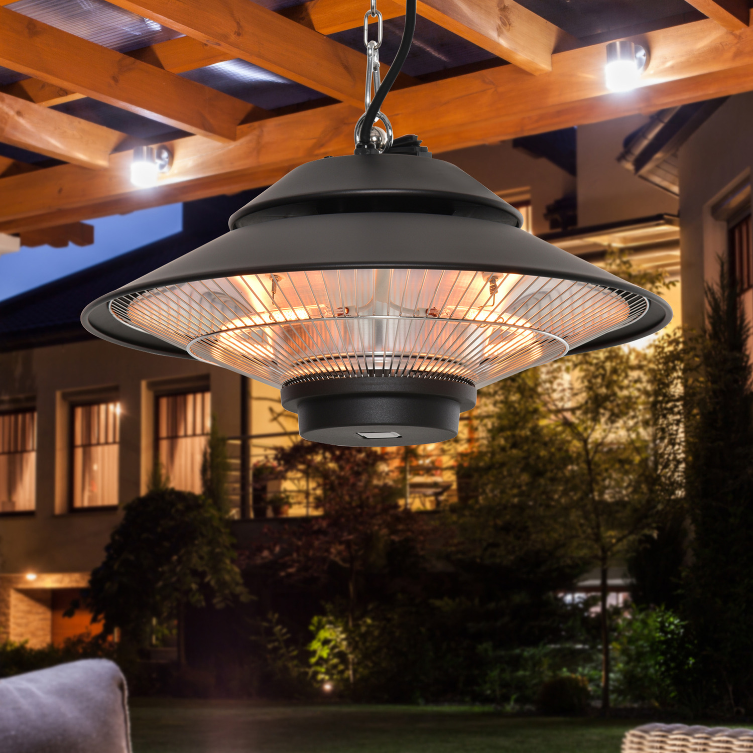 1500W Electric Patio Heater Hanging Heater