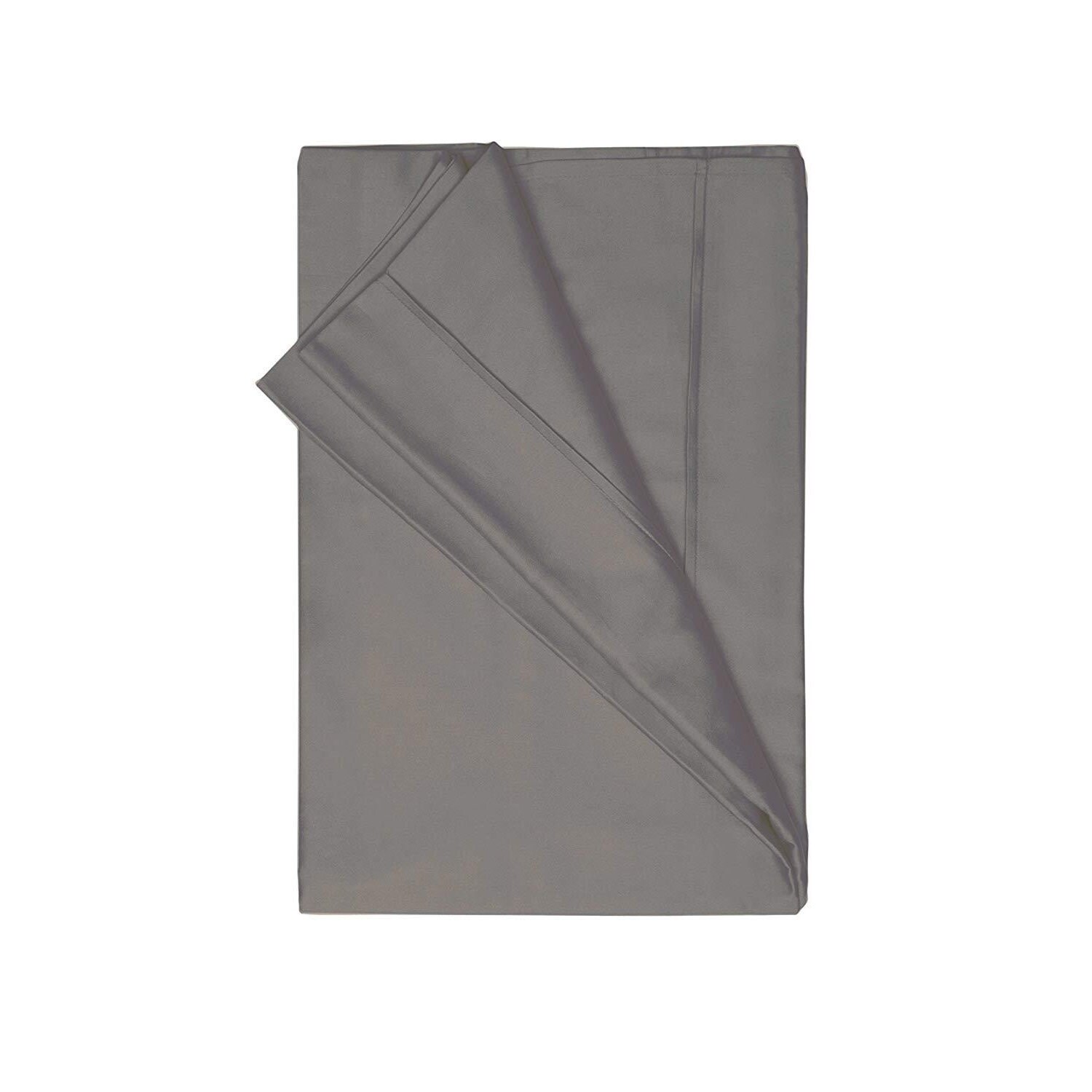 200 Thread Count Egyptian Cotton Flat Sheet - BM116 - Slate / Double