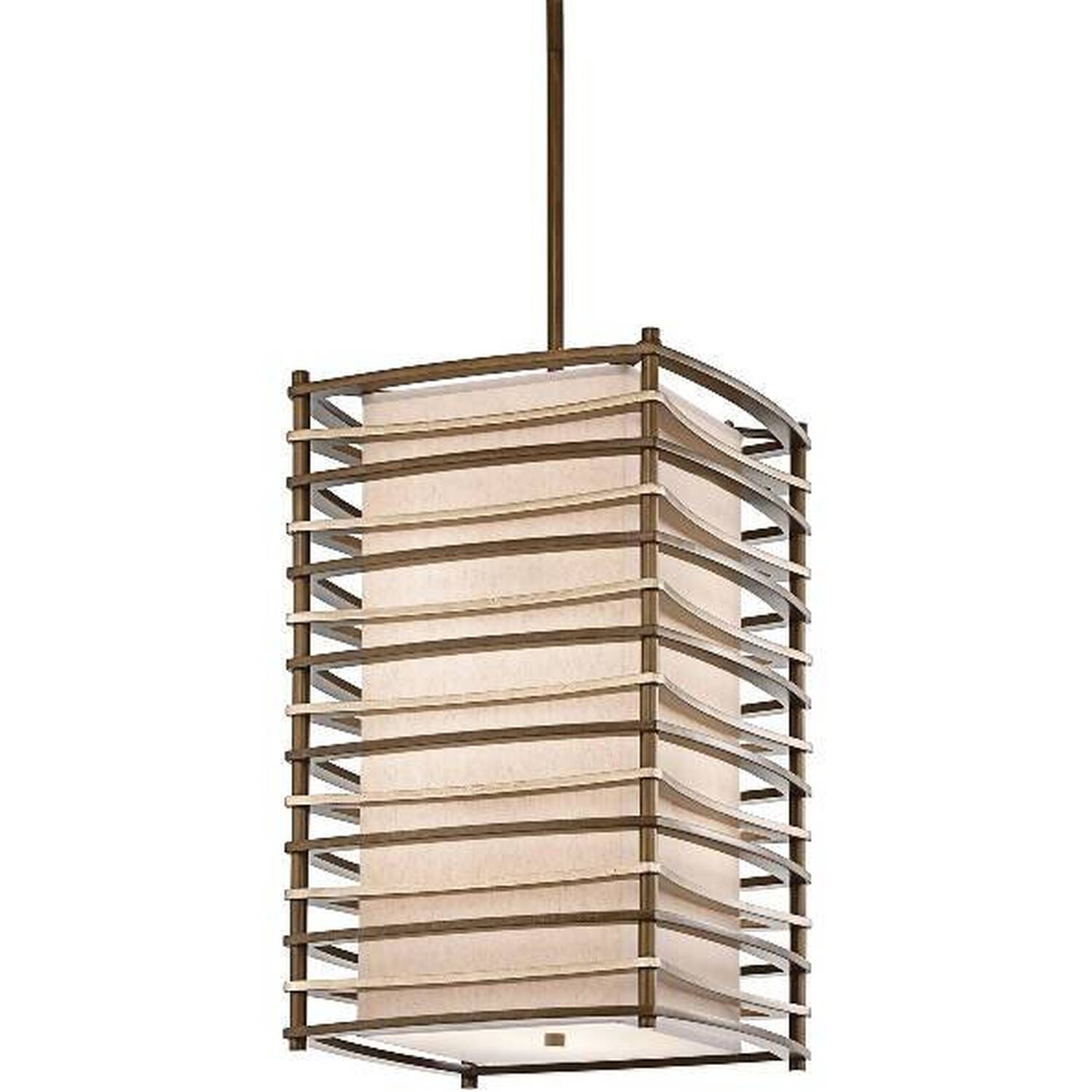 Moxie 4 Light Ceiling Pendant Bronze, E27 - Bronze