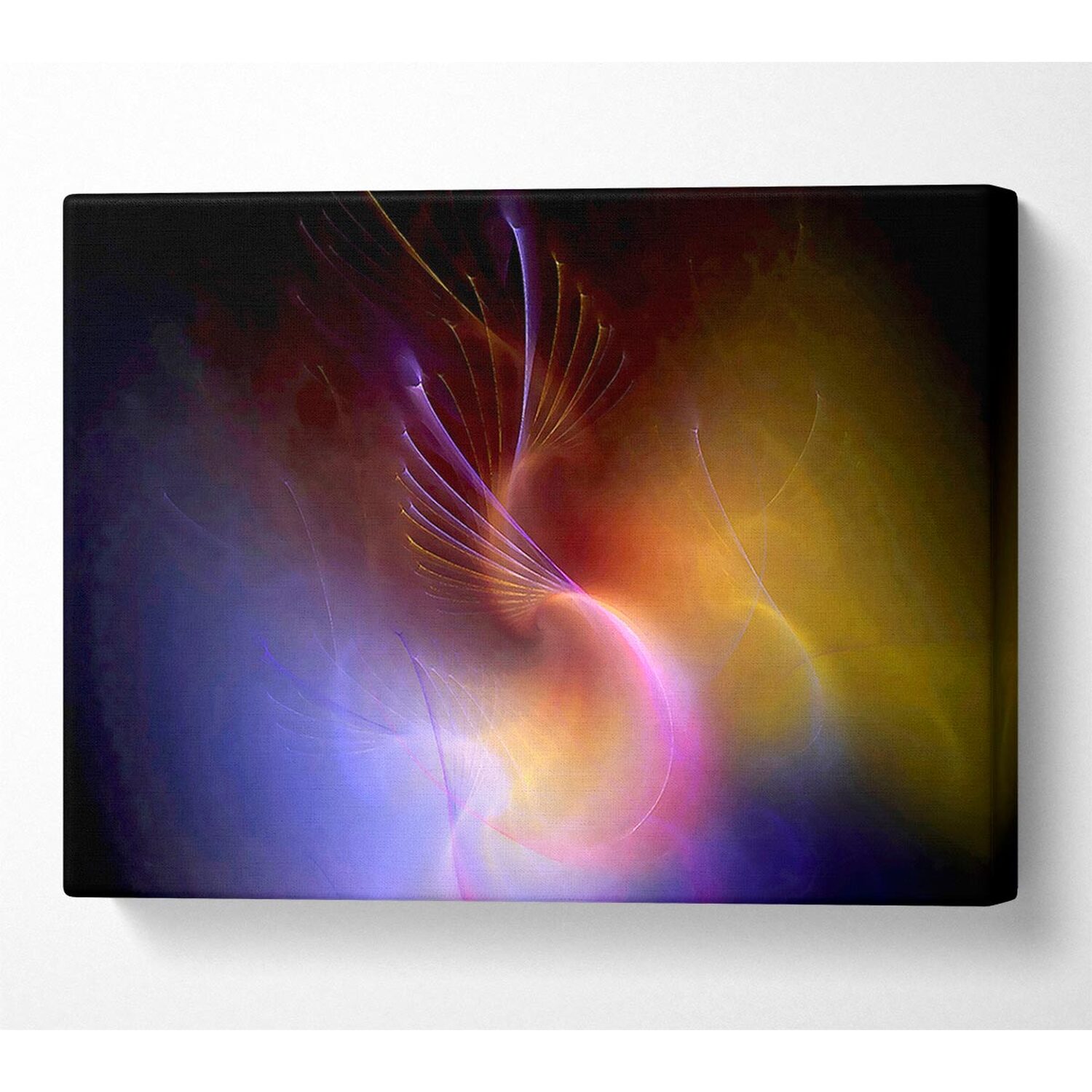 Wallart-Direct - Galaxy Of Colours Canvas Print Wall Art - Yellow / 101.6cm thumbnail