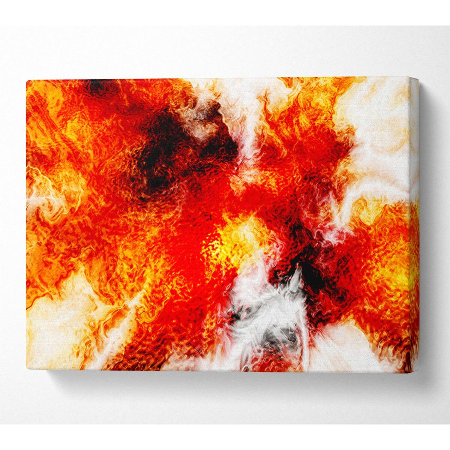 Wallart-Direct - In The Flame Canvas Print Wall Art - Yellow / 101.6cm thumbnail