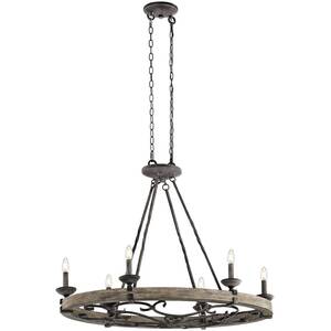 Taulbee 6 Light Chandelier Zinc Finish, E14