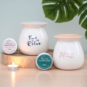 Relax Mum Wax Burner Gift Set