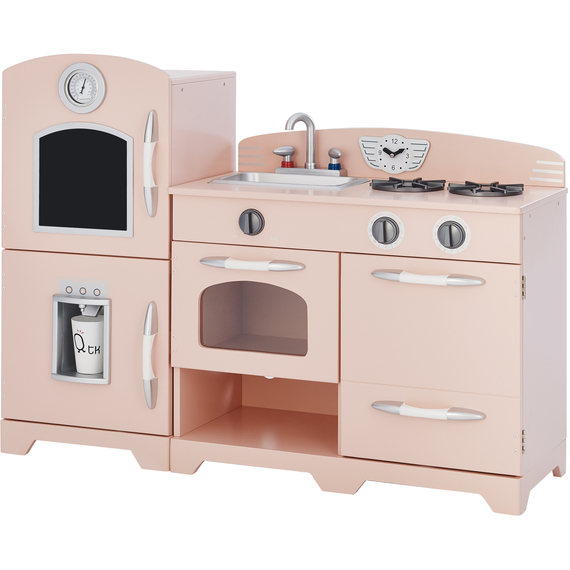 Teamson Kids Little Chef Fairfield Retro Play Kitchen - Pink